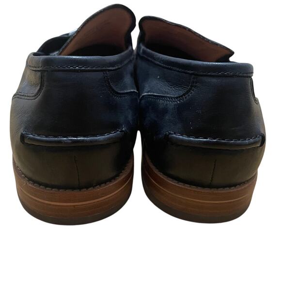 Warfield & Grand Mens 9.5 Black Leather Horsebit Loafers Quiet Luxury Dress Shoe - Picture 5 of 9